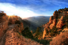 grand canyon sun set